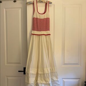 Moon River Striped Knit Dress